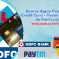 Apply Paytm HDFC Credit Card